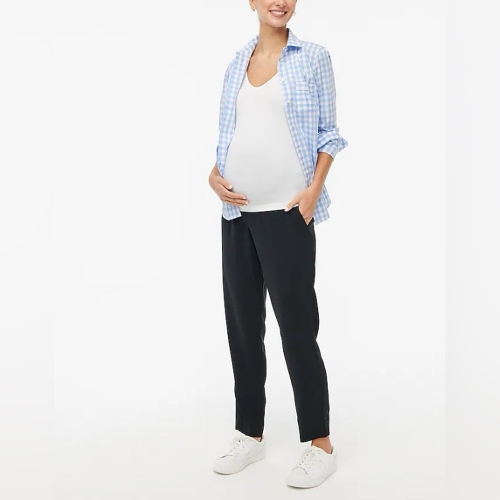 J. Crew Black Maternity Trousers